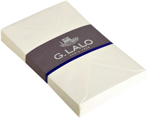 Envelop Lalo bank C6 114x162 gevergeerd wit 25 Stuk