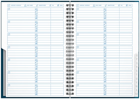 Adresboek Oxford Office Essentials dsp A5 72v ass 1 Stuk Civo B.V.