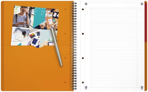 Spiraalblok Oxf international activebook A4+ lijn 1 Stuk-3