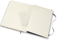 Notitieboek Moleskine XL 190x250 lijn hc sapp blue 1 Stuk-1