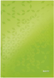 NOTITIEBOEK LEITZ WOW A4 LIJN 80V GROEN 1 Stuk