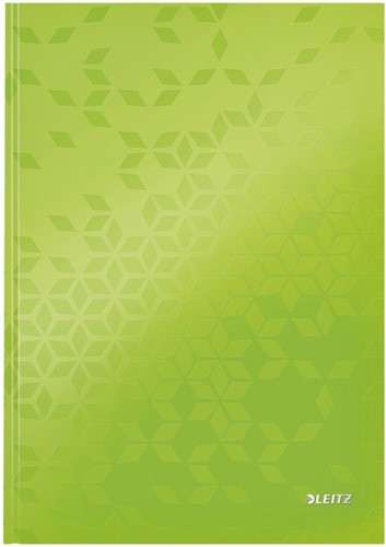 NOTITIEBOEK LEITZ WOW A4 LIJN 80V GROEN 1 Stuk