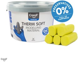 Klei Creall supersoft geel 1750gram 1750 Gram