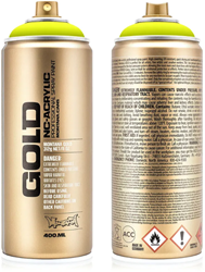 Spuitbus Montana GOLD 400ml F1000 Flash Yellow 1 Bus