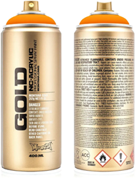 Spuitbus Montana GOLD 400ml F2000 Power Orange 1 Bus