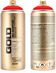 Spuitbus Montana GOLD 400ml F3000 Fire Red 1 Bus