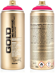 Spuitbus Montana GOLD 400ml F4000 Gleaming Pink 1 Bus