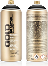Spuitbus Montana GOLD 400ml S9000 Shock Black 1 Bus