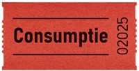 Consumptiebon Combicraft 57x30mm 2zijdig rd 2x1000 2 Stuk-2