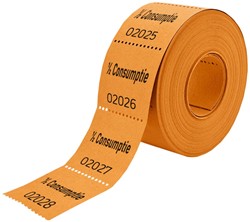 Consumptiebon Combicraft 1 2 oranje 500st 5 Stuk