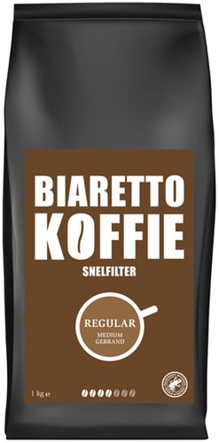 Koffie Biaretto snelfiltermaling 1000 gram 1000 Gram