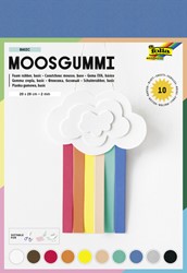 Foam Folia 20x29cm basic 10 kleuren 10 Vel