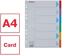 Tabbladen Esselte Stand A4 6dlg karton 11r ass 1 Set-6