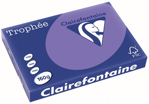 CLAIREFONTAINE TROPHEE A3 160 GRAMS VIOLET 250 Vel
