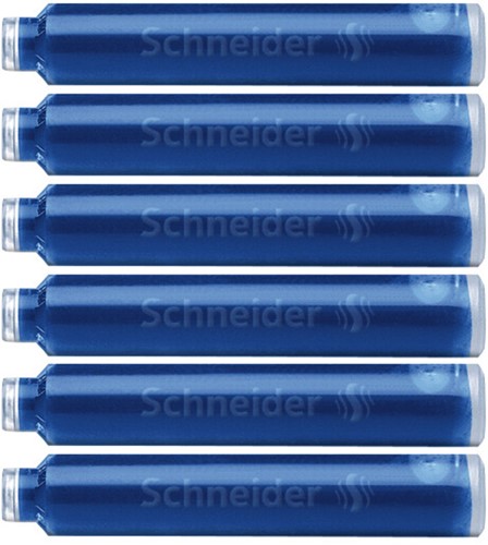 Inktpatroon Schneider din blauw 6 Stuk-2