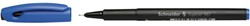 Fineliner Schneider 967 0.4mm blauw 1 Stuk