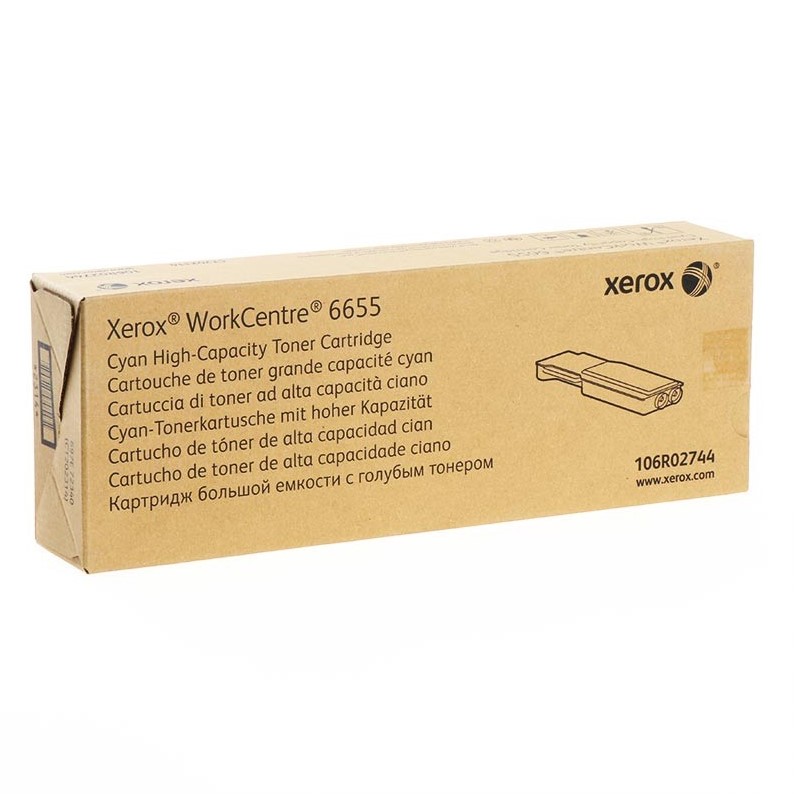 Compatible Xerox WorkCentre 6655 / 6655i (106R02744) Toner Cartridge, Cyan, 7.5K Yield