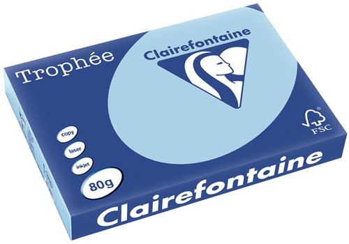 CLAIREFONTAINE TROPHEE A3 120 GRAMS BLAUW 250 Vel