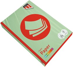 Kopieerpapier Quantore Colour A4 80gr appelgroen 500 Vel