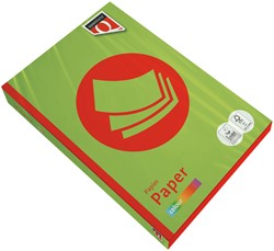 Kopieerpapier Quantore Colour A4 80gr helgroen 500 Vel