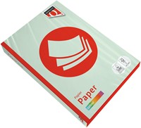 Kopieerpapier Quantore Colour A4 80gr lichtgroen 500 Vel