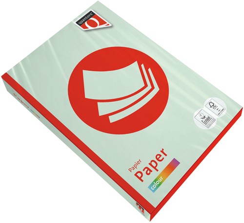 Kopieerpapier Quantore Colour A4 80gr lichtgroen 500 Vel