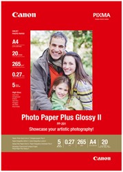Fotopapier Canon PP-201 A4 265gr glans 20 Vel
