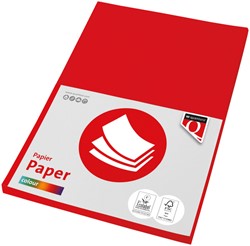 Kopieerpapier Quantore Col-100 A4 80gr felrood 100 Vel