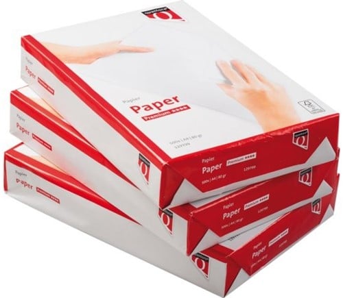KOPIEERPAPIER QUANTORE PREMIUM A4 80GR. WIT GESNEDEN NAAR A6 FORMAAT  PAK/2000 VEL