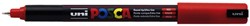 Paintmarker Uni POSCA PC1MR EF rood 1 Stuk