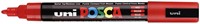 Paintmarker Uni POSCA PC5M M rood 1 Stuk