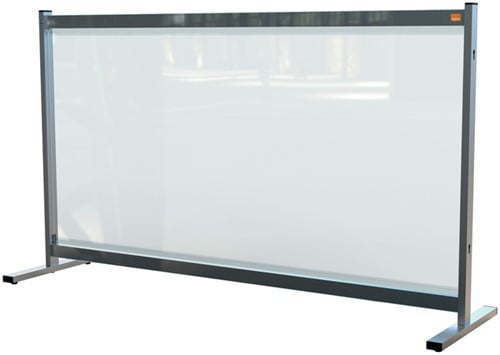 Bureauscherm Nobo doorzichtig PVC 86x147cm 1 Stuk