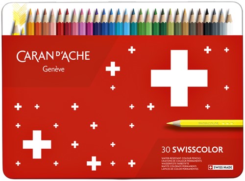 Kleurpotloden Caran d Ache Swisscolor 30 stuks ass 30 Stuk