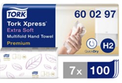 Handdoek Tork H2 Premium 2laags 212x340mm 600297 7 Stuk