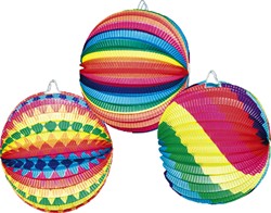 Bol lampion 23cm assorti 1 Stuk