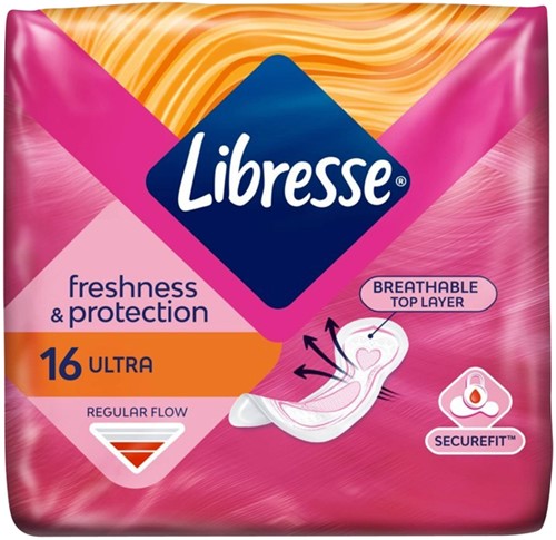 Maandverband Libresse utra normaal 16st 16 Stuk