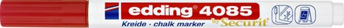 Krijtstift edding 4085 rond 1-2mm rood 1 Stuk