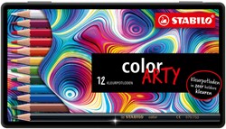 Kleurpotlood STABILO 1812 color Arty 12st assorti 12 Stuk