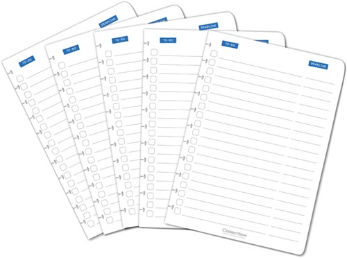 Uitbreidingsset Correctbook A4 to-do 5 bladen 5 Vel