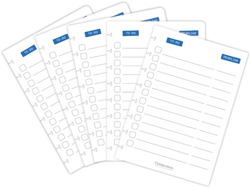 Uitbreidingsset Correctbook A5 to-do 5 bladen 5 Vel