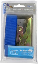 Spanband ProPlus ratel 3.5 meter blauw 1 Stuk
