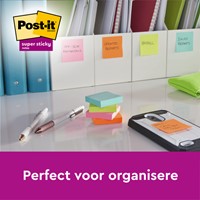 Memoblok Post-it Super Sticky 654 76x76mm color 16 Stuk-3