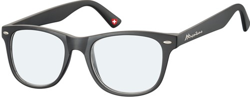 Leesbril Montana +1.00dtp blue light filter zwart 1 Stuk