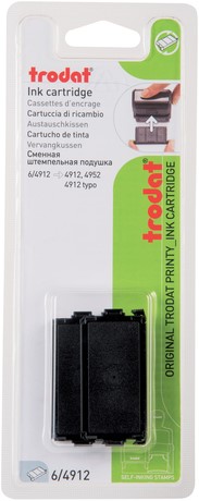 Stempelkussen Trodat Printy 6/4912 2 stuks zwart 2 Stuk