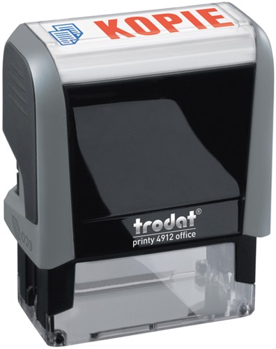Tekststempel Trodat Printy 4912 kopie blauw rood 1 Stuk