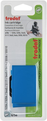 Stempelkussen Trodat 6/56 2 stuks blauw 2 Stuk