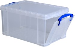 Opbergbox RU 14ltr 395x255x210mm transp wit 1 Stuk