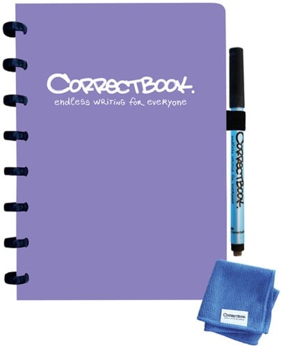 Notitieboek Correctbook A5 blanco 40blz petunia ps 1 Stuk