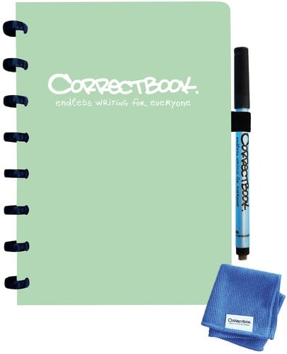Notitieboek Correctbook A5 lijn 40blz misty mint 1 Stuk