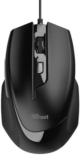 Muis Trust Voca Comfort zwart 1 Stuk